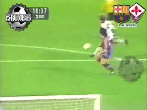 Batistuta Goal vs Barcelona
