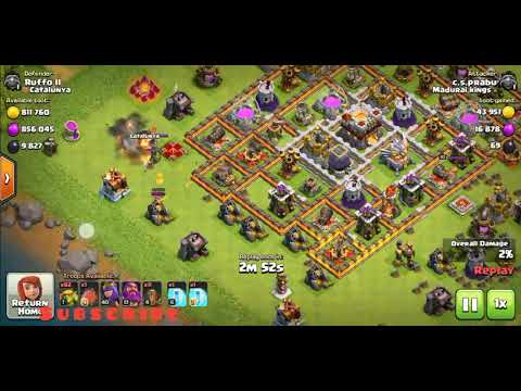 How to use super Goblin's & Get easy 2 stars #COC_clash_of_clans