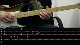 RHCP - The Righteous And The Wicked (lesson w/ tabs)