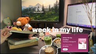 last vlog before med school starts 🌸 | book reviews + recommendations, studying for driving test
