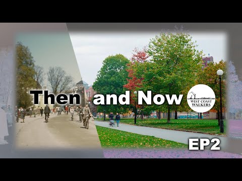 Then and Now: Annedal church and the Säröbanan railway near Linnéplatsen