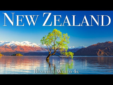 New Zealand 4K Nature Relaxation Film - Meditation Relaxing Music - Amazing Nature