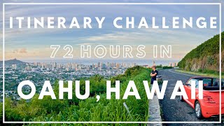 preview picture of video 'Exploring Oahu, HAWAII in 72 HOURS! A NEW Travel Itinerary Challenge Series'