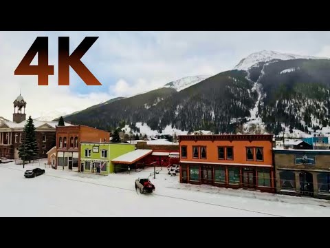 A Silverton Colorado Snowstorm Walk In 4K | Beautiful & Cold