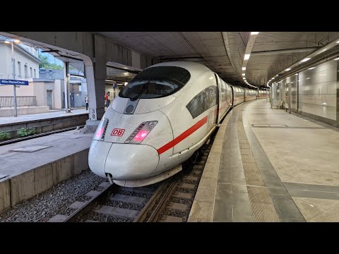 Mitfahrt im ICE 222 von Siegburg/Bonn bis Köln Messe/Deutz in der BR 406 702-1