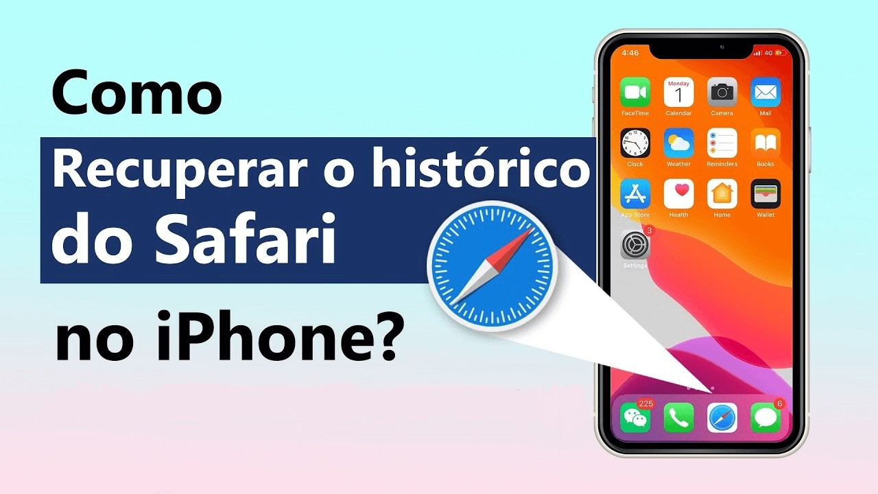 como ver historico apagado do safari