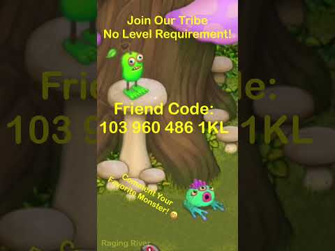 Join Our My Singing Monsters Tribal Island! FC: 103 960 486 1KL #mysingingmonsters #msm