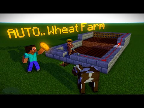 🔥 Insane Automatic Wheat Farm in Minecraft! 🌾