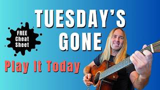 Tuesday's Gone - Lynyrd Skynyrd Easy Guitar Lesson