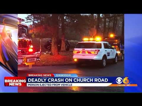 Man killed in Dinwiddie County crash