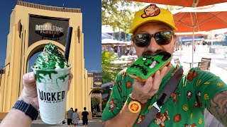 Trying NEW Treats At Universal Studios! Wicked For Good Menu, Holiday Merch Is Out Now & AP Lounge!