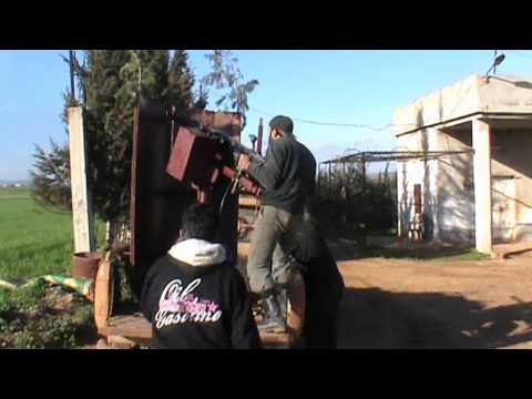 التصدي للطيران الحربي في سماء مدينة كرناز في حماة من قبل تجمع ألوية أبناء حماة