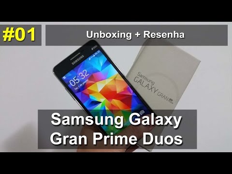 Samsung Galaxy Gran Prime Duos TV - Unboxing e resenha - Português