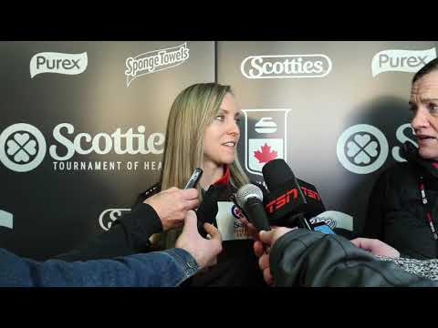 2020 Scotties Tournament of Hearts - Media Scrum - Draw 8