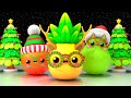 Baby Fruit Dancing DECORATE THE CHRISTMAS TREE Sensory Videos