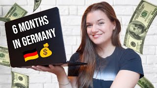 How Much MONEY I've Made Living and Working Abroad in GERMANY for 6 Months 💰