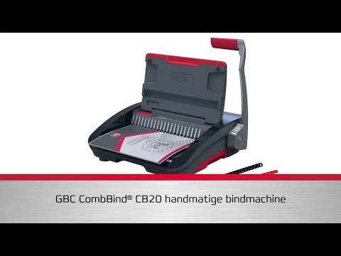 Inbindmachine GBC CombBind CB20 21-gaats