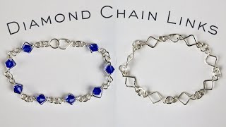 Diamond Link Bracelets - Day 3 of the 10-Day Wire Bracelets to Make, Gift and Sell Challenge