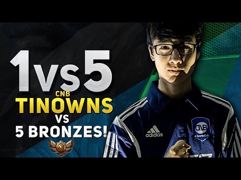 1vs5 - CNB TINOWNS vs 5 BRONZES!
