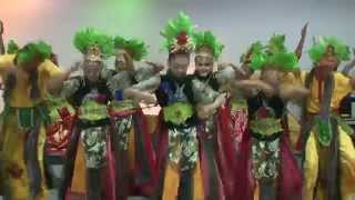 Sanggar Ananda dalam tari Genjring Party pada launching Web Tokoh perfilman Benyamin Sueb