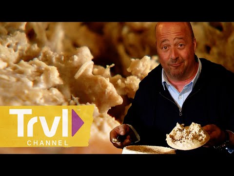 Balloon Bread & Maggot Cheese | Bizarre Foods With Andrew Zimmern | Travel Channel