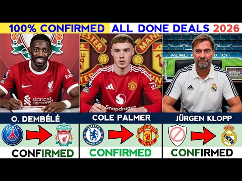 🚨CONFIRMED DONE DEALS 2026: BALEBA, ALVAREZ, VINÍCIUS, XABI ALONSO, RASHFORD | RUMOURS & TRANSFERS💥