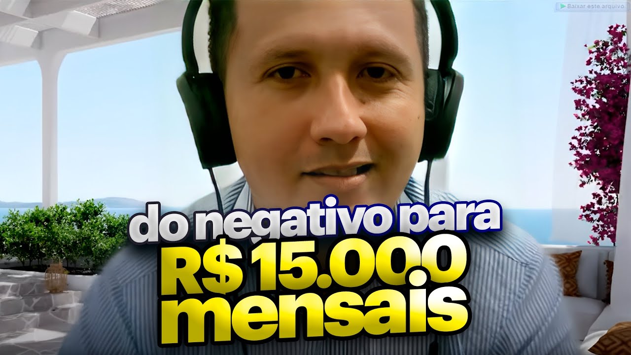 Como ele saiu do negativo para os R$ 15.000 mensais? (Harley Vieira)