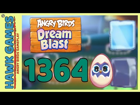 Angry Birds Dream Blast Level 1364 - Walkthrough, No Boosters