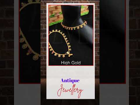 Wedding,party wear ruby green antique jewelry high gold poli...