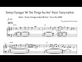 Tommy Flanagan "All The Things You Are" Piano Transcription