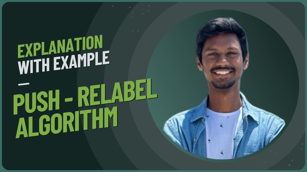 Push Relabel Algorithm | Explanation with Example