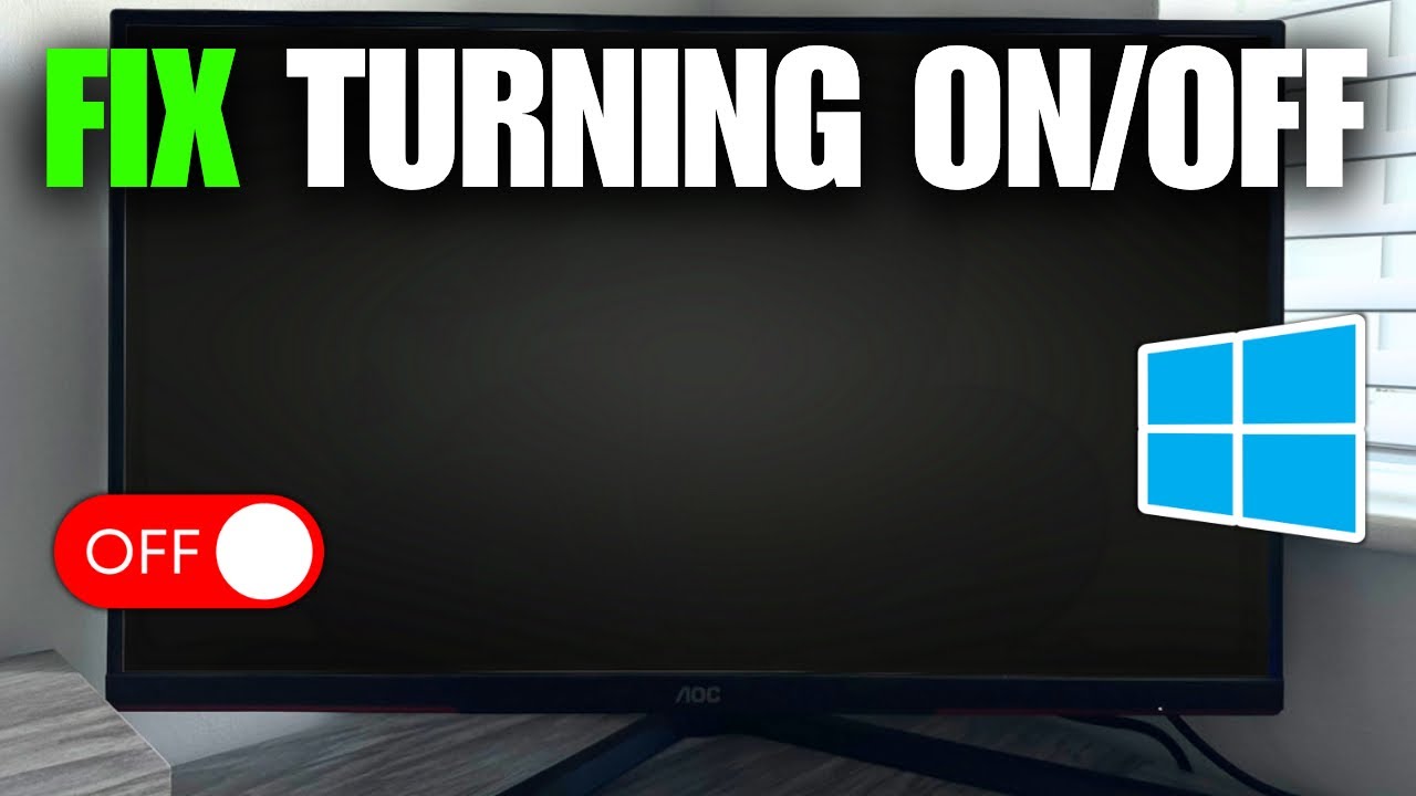 How To Fix External Monitor Keeps Turning Off & On