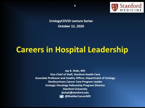 10.12.20 Urology COViD Didactics - Careers in Hospital Leadership