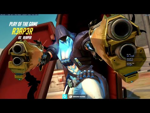 Spirit Dominating as Reaper! 41 elims! POTG! [ Overwatch Season 27 Top 500 ]