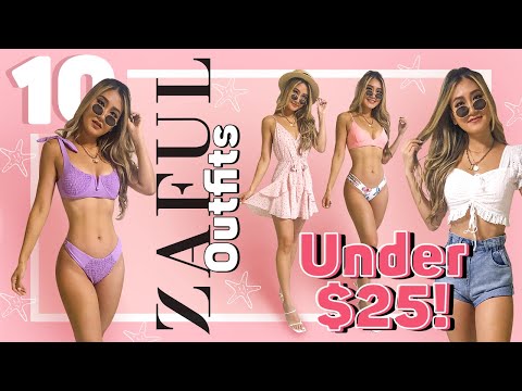 12 Zaful Bikini & Summer Outfits UNDER $25 | Try On Haul and Review