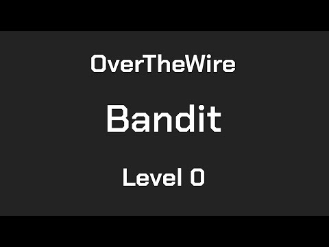 OverTheWire Bandit Level 0