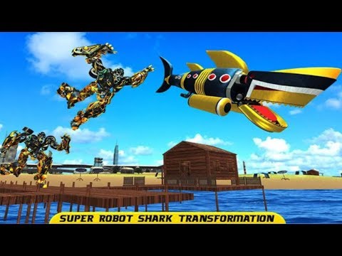 Real Robot Shark Game: Angry Shark Robot Transform 2018 - Android GamePlay FHD