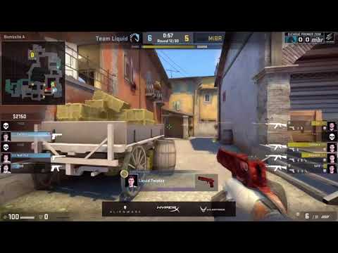 Liquid Twistzz God Level 4k Deags vs Mibr | ELEAGUE CS:GO Premier 2018 | CSGO