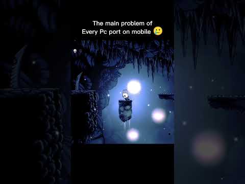 Damn these controls | Hollow knight mobile #shorts