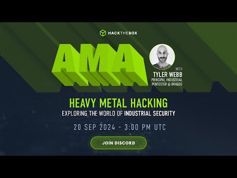 Heavy Metal Hacking w/ Tyler Webb @ Dragos - HTB Stories #22
