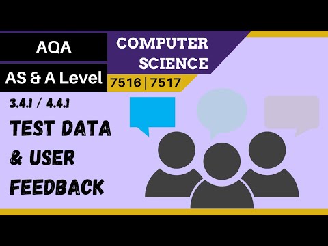 48. AQA A Level (7516-7517) SLR6 - 4.4.1 Test data and user feedback
