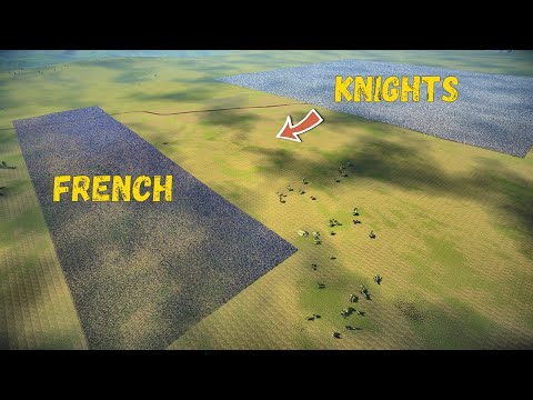 141,000 French Soldiers vs 1 Million Heavy Knights - UEBS 2