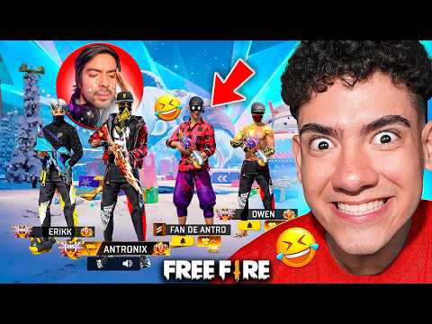 ME INFILTRE EN LA ESCUADRA DE ESTE YOUTUBERS de FREE FIRE !! - TheDonato