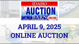 April 9, 2025 Online Auction