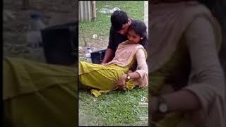 Lovers Making Cute Expressions Romance with Each o