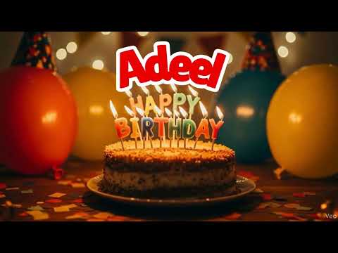 Happy Birthday To You Adeel Song | Adeel Happy Birthday Song