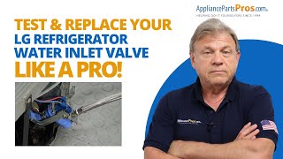 LG Refrigerator Water Inlet Valve Replacement — Made Easy!