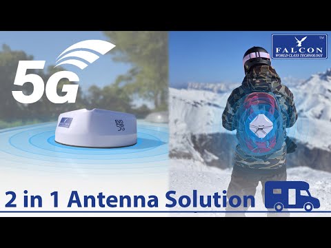 FALCON EVO 5G FLEX – Flexibles Internet wie nie zuvor – 2-in-1-Antennensystem für jeden Lebensstil