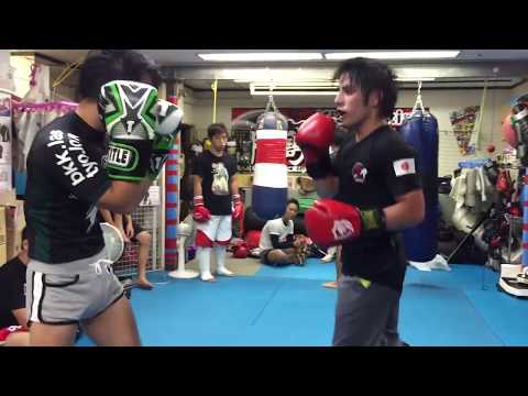 キックボクシング マス スパーリング