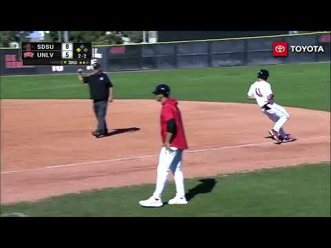 SDSU BASEBALL: AZTECS 28, UNLV 8